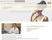Tablet Screenshot of petroniofleury.com.br
